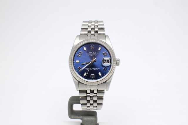 SÅLD - Rolex Datejust 31mm Stål/Vitguld, Jubilée, 68274 Svenssåld full set