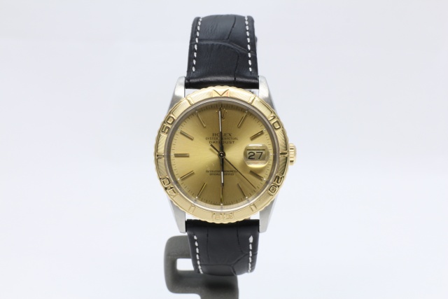 SÅLD - Rolex Datejust Turn-o-Graph Guld/Stål 16263, Nyserevad, full set