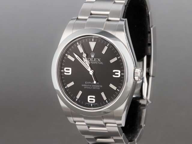 SÅLD - Rolex Explorer 39mm, 214270 - Full set, svensksåld -16