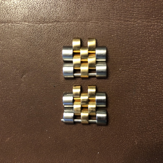 SÅLD - Rolex Jubilee Länkbit Guld/Stål, 15 mm