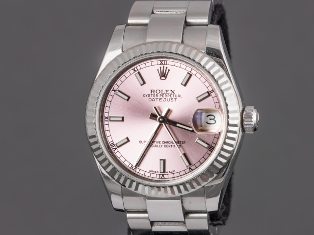 SÅLD - Rolex Lady Datejust 31 Stål/Vitguld, Full set 2013