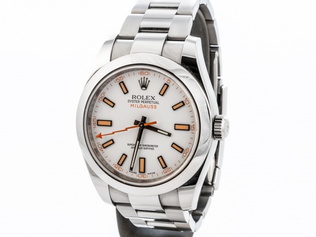 SÅLD - Rolex Milgauss 116400, Full set, Svensksåld 2013