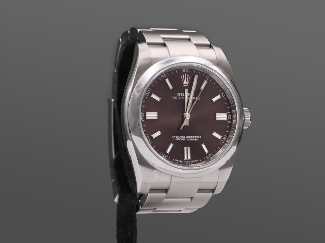 rolex oyster perpetual red grape 36mm