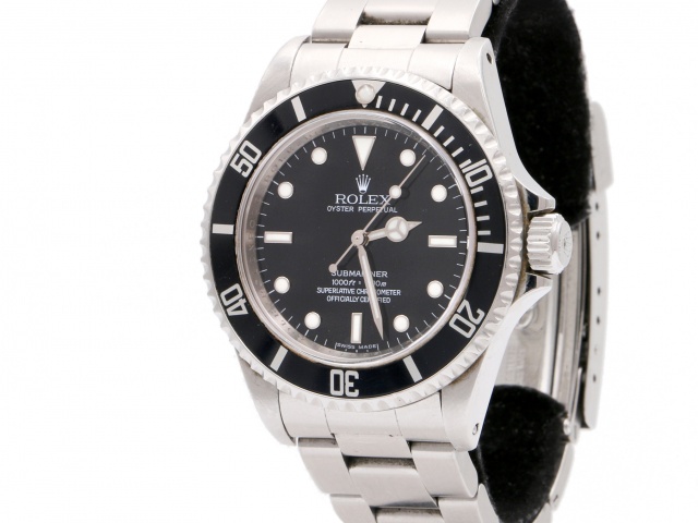 SÅLD - Rolex Submariner No Date 4 liner, Full set 2009