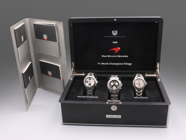 TAG Heuer F1 Word Champion Trilogy, Mint condition, Full set