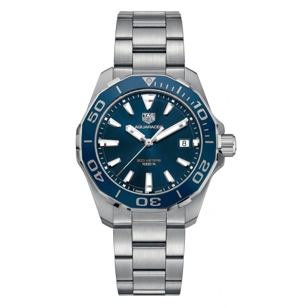 SÅLD - TAG Heuer Aquaracer 41mm Quartz, Blå - Ny/Oanvänd