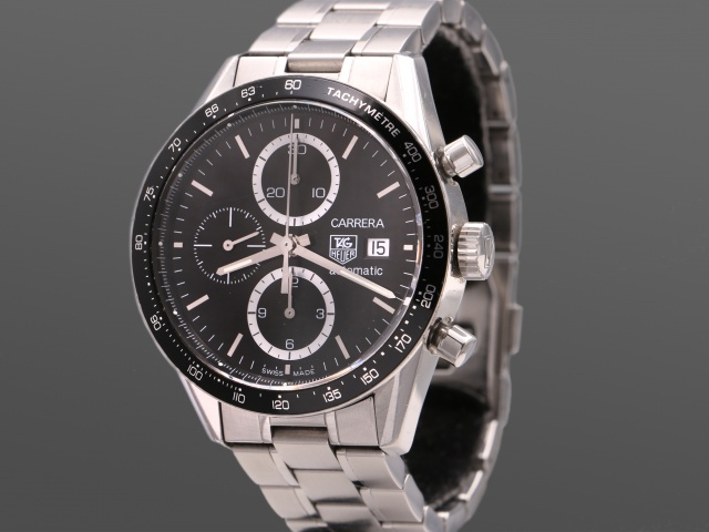 SÅLD - TAG Heuer Carrera Calibre 16 Automatic Chrono, Full set