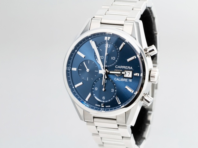 SÅLD - TAG Heuer Carrera Calibre 16 Chrono - Full set 2019-02, Nyskick