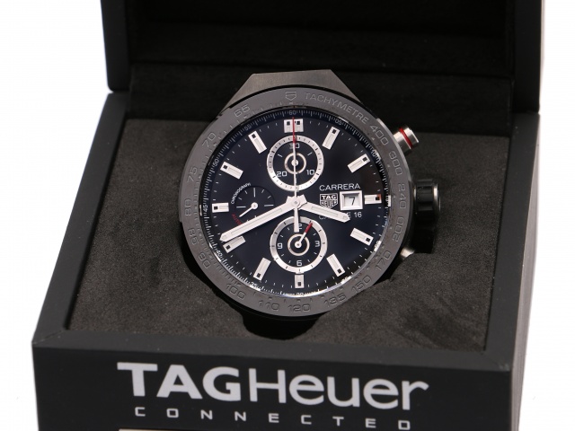 SÅLD - TAG Heuer Modul Carrera Cal. 16 Chrono, titanlänk