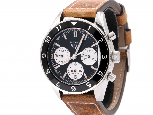 SÅLD - TAG Heuer Heritage Autavia, Svensksåld 2017, Nyskick