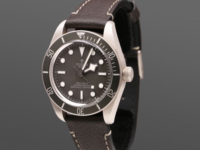 SÅLD - Tudor Black Bay 58 925 (Silver), Läderband, Mint, Full set SE 2021