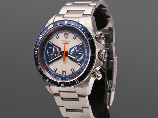 SÅLD - Tudor Heritage Chrono Blue 42mm, Mycket fint skick, Full set 2022